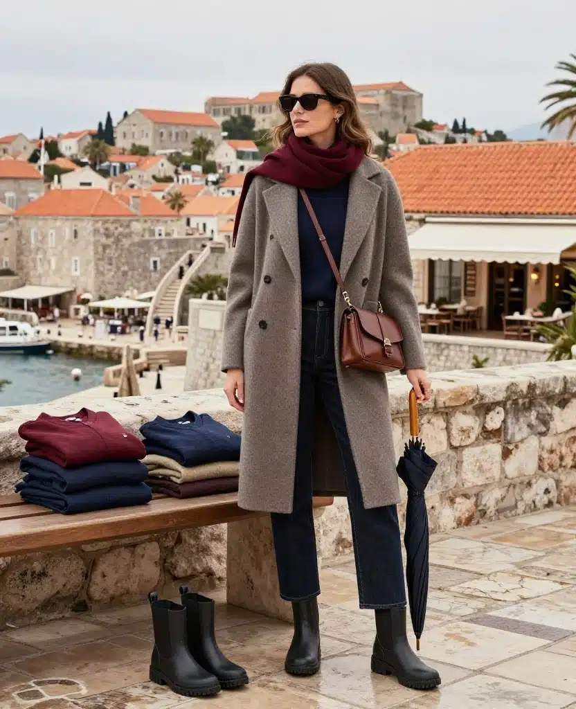 What to Wear in Dubrovnik in December: 15 Chic Winter Outfits That Beat the Coastal Chill 96 What to Wear in Dubrovnik in December What to Wear in Dubrovnik in December: 15 Chic Winter Outfits That Beat the Coastal Chill - 15. Pack a Small Capsule That Mixes Without Fuss 1