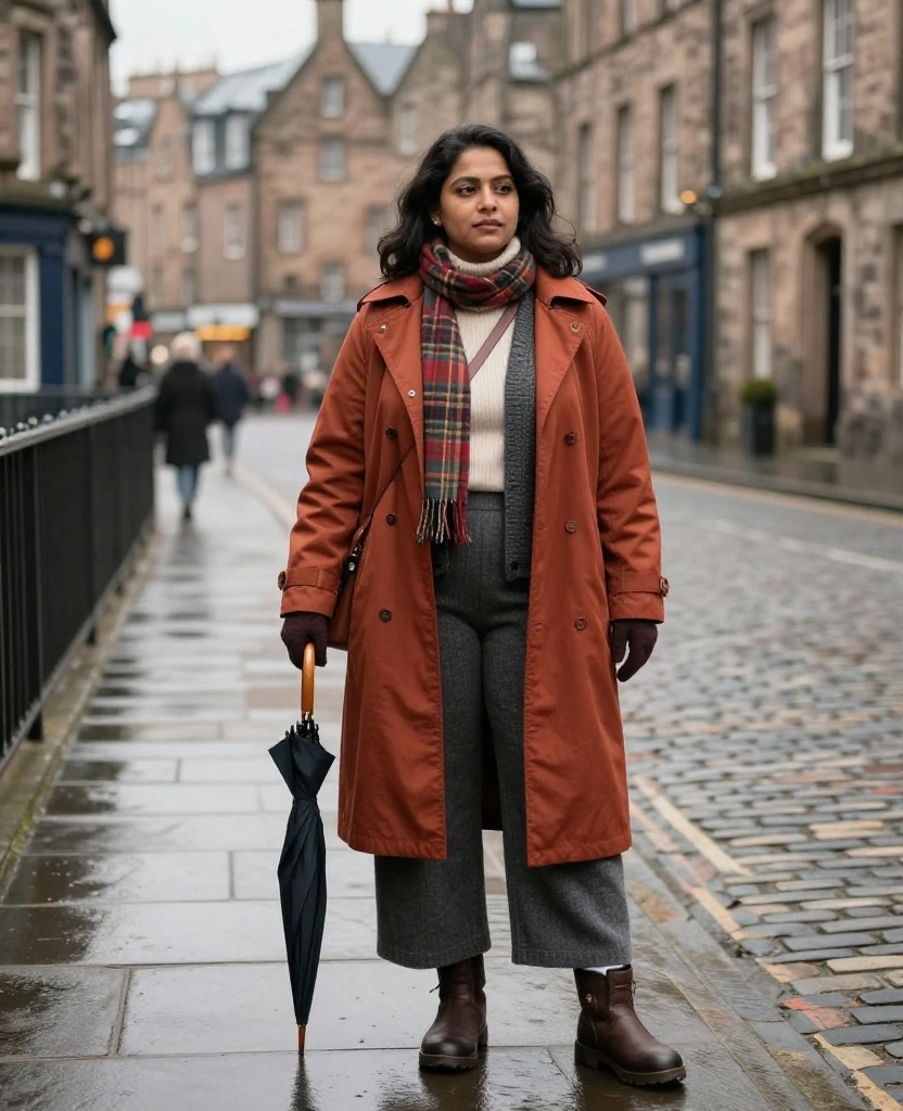 What to Wear in Edinburgh in December: 15 Cozy Winter Outfits You’ll Be Glad You Packed! 50 what to wear in Edinburgh in December What to Wear in Edinburgh in December: 15 Cozy Winter Outfits You’ll Be Glad You Packed! - 10. Build a Curve-Friendly Outfit With Room to Layer 1