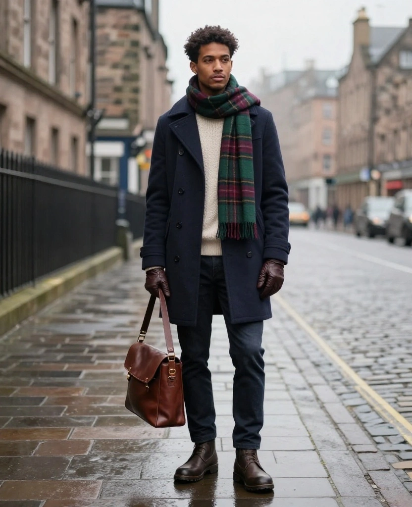 What to Wear in Edinburgh in December: 15 Cozy Winter Outfits You’ll Be Glad You Packed! 47 what to wear in Edinburgh in December What to Wear in Edinburgh in December: 15 Cozy Winter Outfits You’ll Be Glad You Packed! - 9. Add a Tartan Accent Without Looking Overdone 1