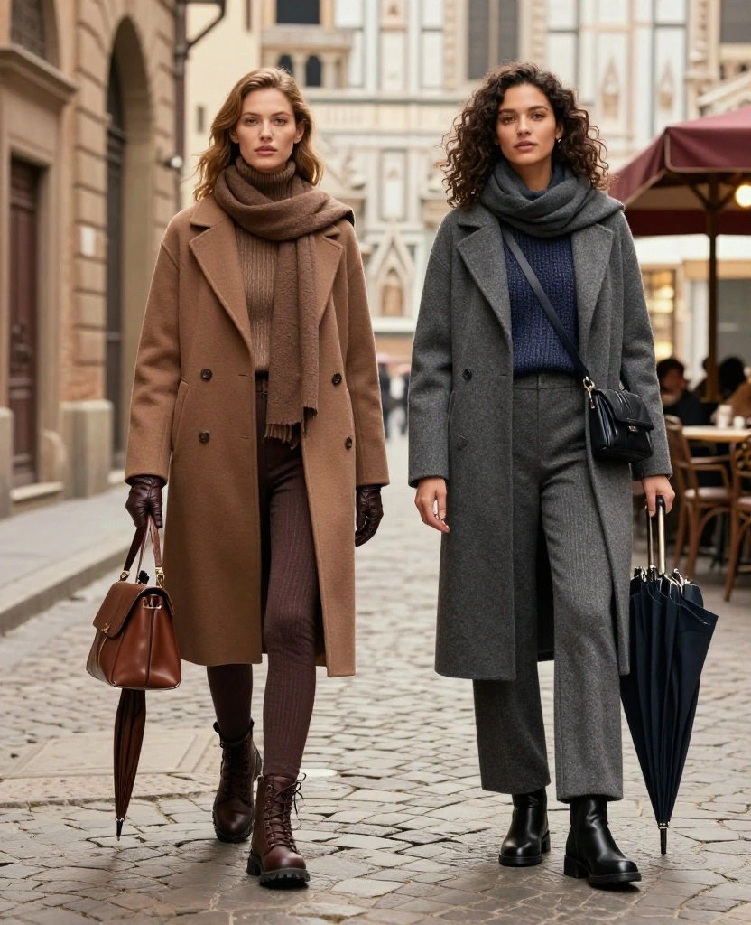 What to Wear in Florence in December: 15 Chic Winter Outfits You’ll Be Glad You Packed 85 What to Wear in Florence in December What to Wear in Florence in December: 15 Chic Winter Outfits You’ll Be Glad You Packed - 13. A Soft Monochrome Look for Petite and Curvy Travelers 1