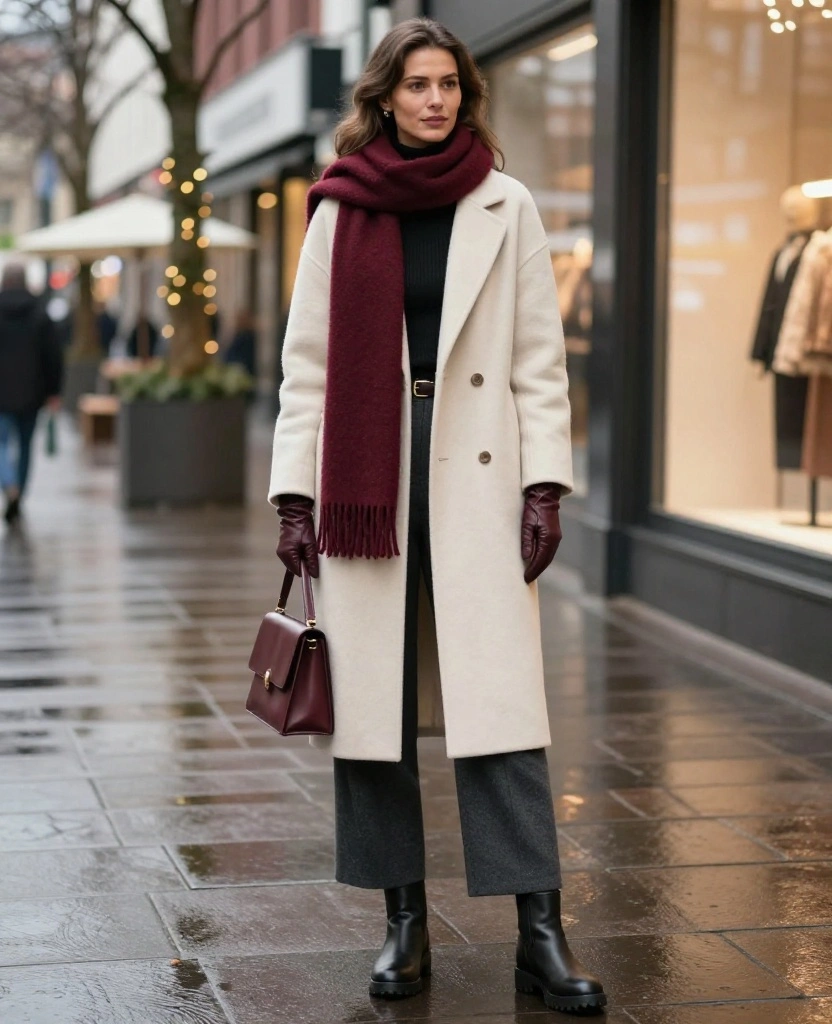 What to Wear in Frankfurt in December: 15 Chic Winter Outfits That Keep You Warm Without Looking Bulky! 37 What to Wear in Frankfurt in December What to Wear in Frankfurt in December: 15 Chic Winter Outfits That Keep You Warm Without Looking Bulky! - 7. A Thermal Base Layer With Wide-Leg Trousers 1