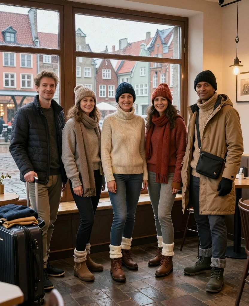 What to Wear in Gdańsk in December: 15 Cozy Winter Outfits That Beat the Baltic Chill 6 What to Wear in Gdańsk in December What to Wear in Gdańsk in December: 15 Cozy Winter Outfits That Beat the Baltic Chill - 2. Use a Merino Base Layer for Quiet Warmth 1