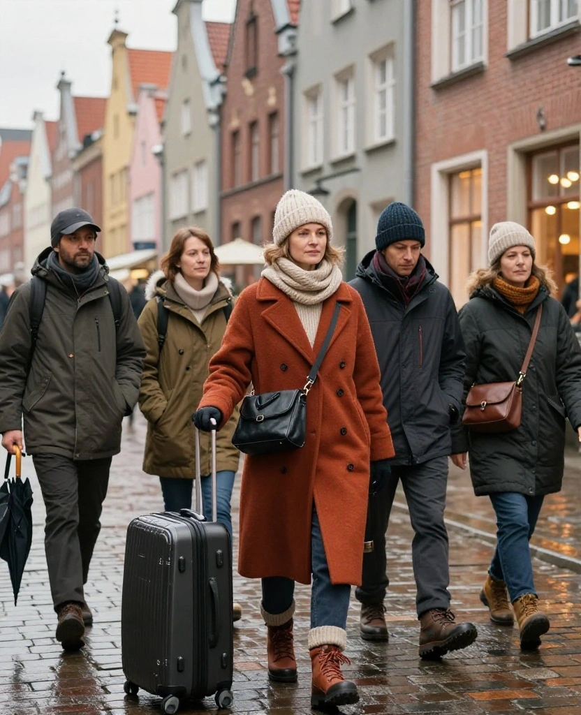 What to Wear in Gdańsk in December: 15 Cozy Winter Outfits That Beat the Baltic Chill 13 What to Wear in Gdańsk in December What to Wear in Gdańsk in December: 15 Cozy Winter Outfits That Beat the Baltic Chill - 3. Make a Wool Coat Feel Old-Town Ready 1