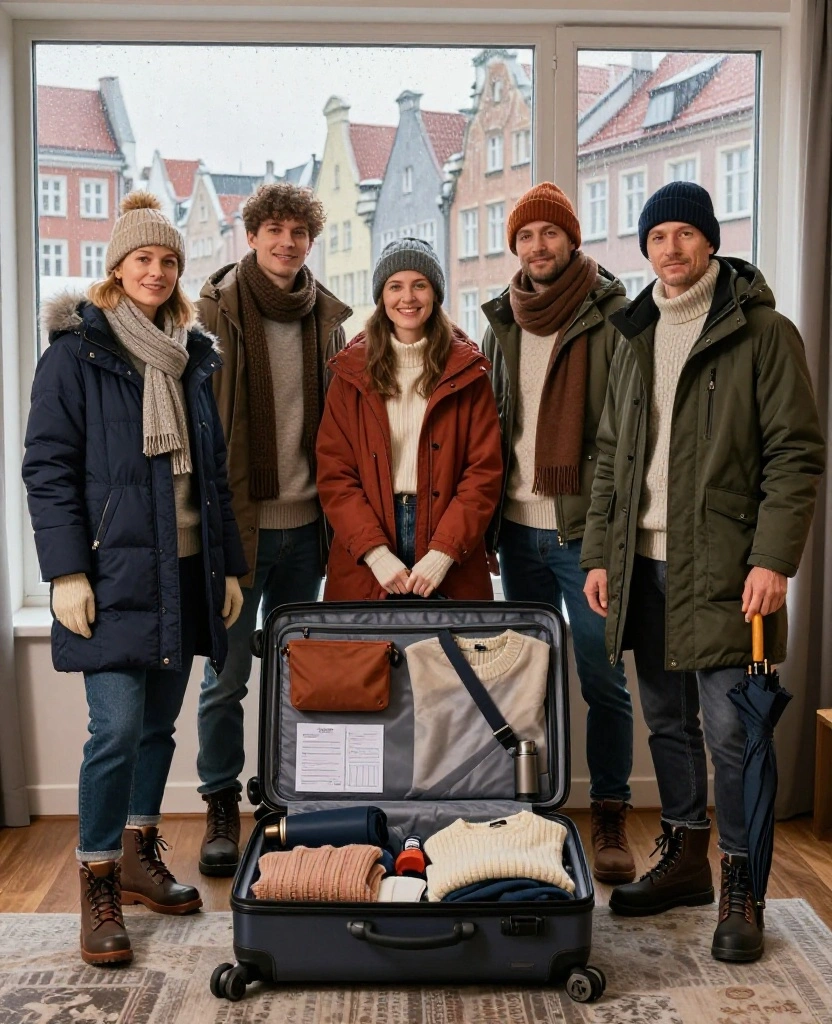What to Wear in Gdańsk in December: 15 Cozy Winter Outfits That Beat the Baltic Chill 55 What to Wear in Gdańsk in December What to Wear in Gdańsk in December: 15 Cozy Winter Outfits That Beat the Baltic Chill - 9. Use a Tiny Capsule Palette Instead of Too Many Pieces 1