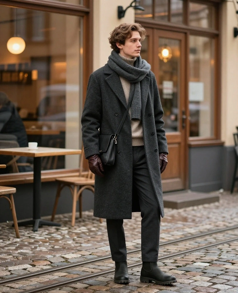 What to Wear in Gothenburg in December: 15 Cozy Winter Outfits That Beat the Scandinavian Chill 20 what to wear in Gothenburg in December What to Wear in Gothenburg in December: 15 Cozy Winter Outfits That Beat the Scandinavian Chill - 4. Pair a Fine Wool Sweater With Tailored Trousers 1