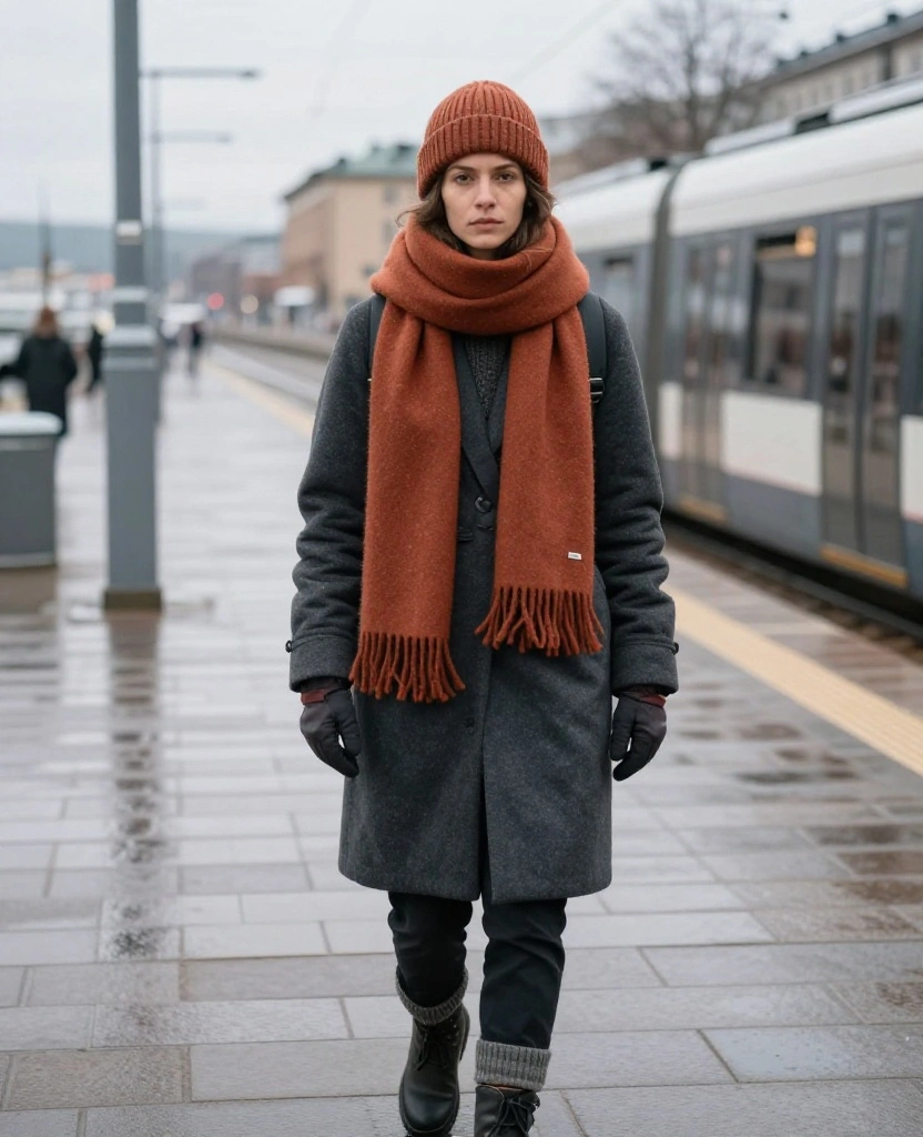 What to Wear in Gothenburg in December: 15 Cozy Winter Outfits That Beat the Scandinavian Chill 46 what to wear in Gothenburg in December What to Wear in Gothenburg in December: 15 Cozy Winter Outfits That Beat the Scandinavian Chill - 8. Treat the Scarf, Hat, and Gloves as a Warmth System 1