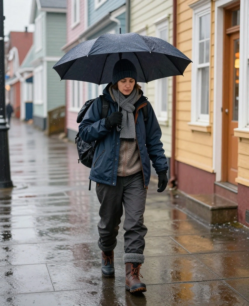What to Wear in Halifax in December: 15 Cozy Winter Outfit Ideas You’ll Be Glad You Packed! 22 What to Wear in Halifax in December What to Wear in Halifax in December: 15 Cozy Winter Outfit Ideas You’ll Be Glad You Packed! - 4. Rain-Sleet Ready Layers for a Wet December Day 1