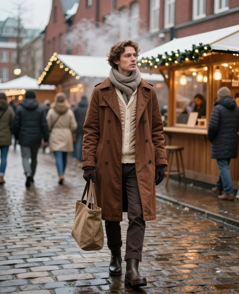 What to Wear in Hamburg in December: 15 Cozy Winter Outfits That Beat the Baltic Chill (You’ll Want to Copy #9!) 87 What to Wear in Hamburg in December What to Wear in Hamburg in December: 15 Cozy Winter Outfits That Beat the Baltic Chill (You’ll Want to Copy #9!) - 13. The Café-to-Market Layering Outfit 1