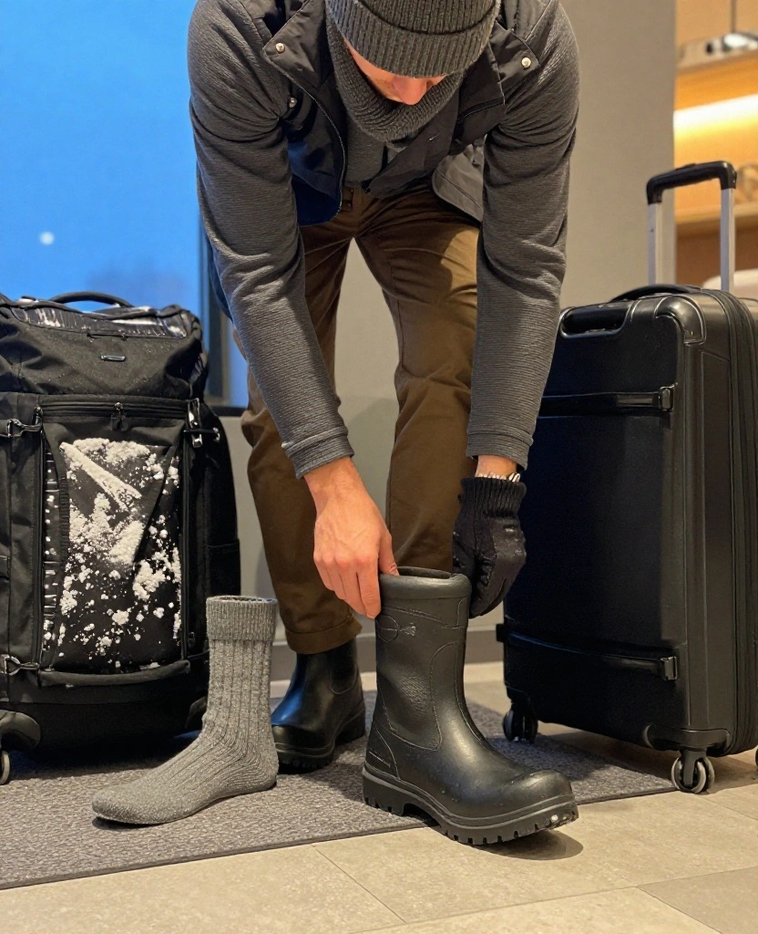 What to Wear in Helsinki Winter: 12 Genius Layering Tips for Staying Warm Without Looking Bulky 29 What to Wear in Helsinki in December What to Wear in Helsinki Winter: 12 Genius Layering Tips for Staying Warm Without Looking Bulky - 5. Treat Socks and Boots as a Warmth System 1