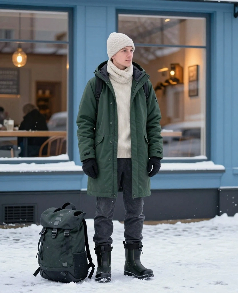 What to Wear in Helsinki Winter: 12 Genius Layering Tips for Staying Warm Without Looking Bulky 45 What to Wear in Helsinki in December What to Wear in Helsinki Winter: 12 Genius Layering Tips for Staying Warm Without Looking Bulky - 7. Use a Simple Color Formula to Keep Layers Sleek 1