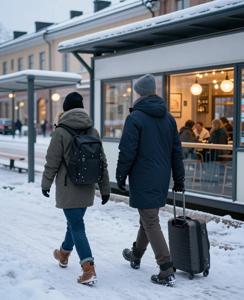 What to Wear in Helsinki Winter: 12 Genius Layering Tips for Staying Warm Without Looking Bulky 59 What to Wear in Helsinki in December What to Wear in Helsinki Winter: 12 Genius Layering Tips for Staying Warm Without Looking Bulky - 9. Dress for the Walk Between Every Indoor Stop 1