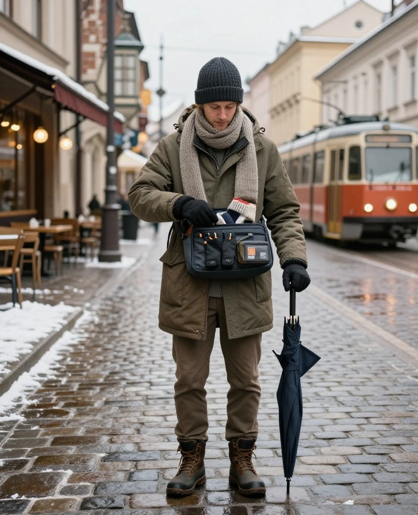What to Wear in Kraków in December: 13 Layering Tricks That Make Freezing Weather Feel Surprisingly Easy! 81 What to Wear in Kraków in December What to Wear in Kraków in December: 13 Layering Tricks That Make Freezing Weather Feel Surprisingly Easy! - 13. Pack a Small Cold-Weather Rescue Kit 1