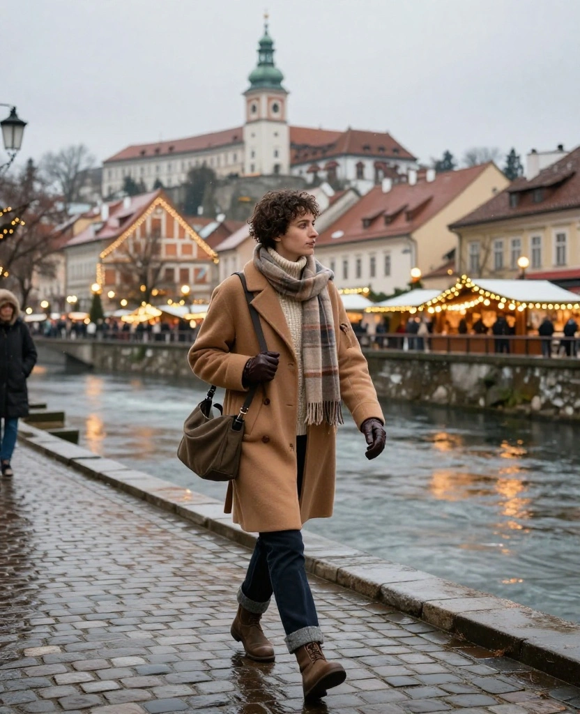 What to Wear in Ljubljana in December: 15 Cozy Winter Outfit Ideas You’ll Want to Copy! 1 What to Wear in Ljubljana in December What to Wear in Ljubljana in December: 15 Cozy Winter Outfit Ideas You’ll Want to Copy! - 1. The Classic Wool Coat and Turtleneck Combo 1