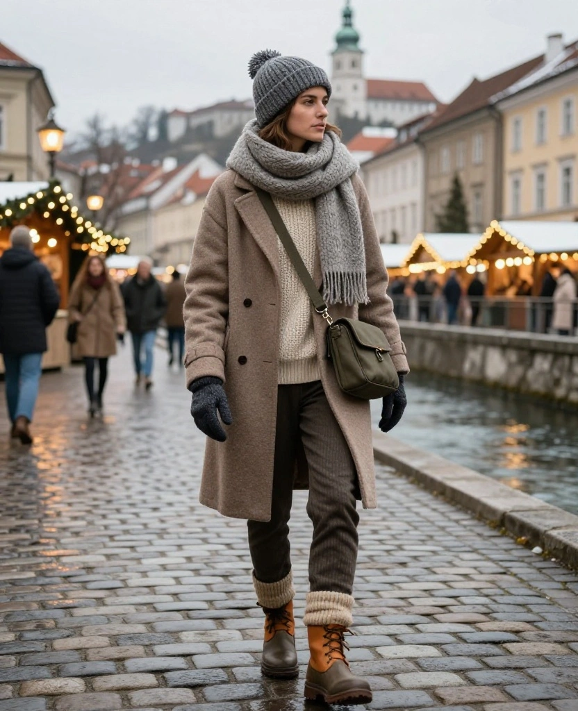 What to Wear in Ljubljana in December: 15 Cozy Winter Outfit Ideas You’ll Want to Copy! 94 What to Wear in Ljubljana in December What to Wear in Ljubljana in December: 15 Cozy Winter Outfit Ideas You’ll Want to Copy! - 14. The Warm Accessories Formula 1