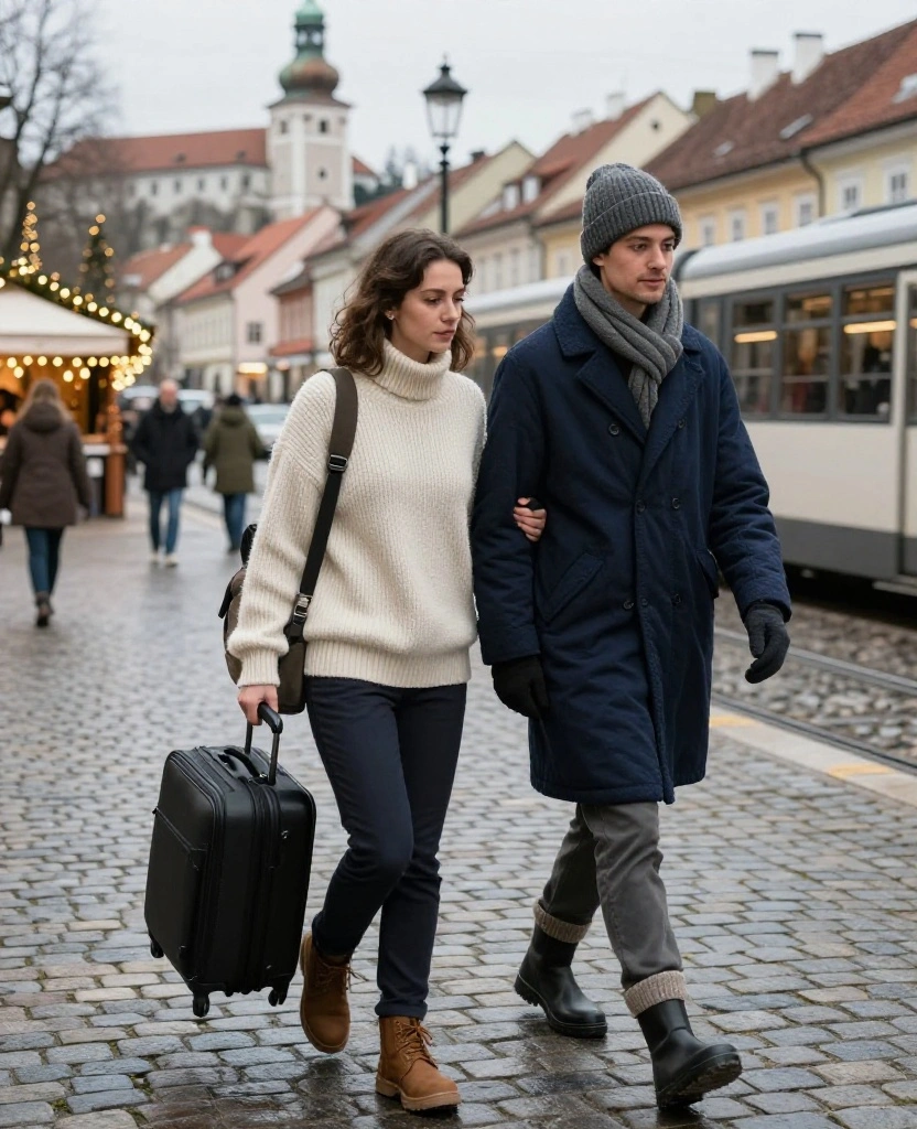 What to Wear in Ljubljana in December: 15 Cozy Winter Outfit Ideas You’ll Want to Copy! 101 What to Wear in Ljubljana in December What to Wear in Ljubljana in December: 15 Cozy Winter Outfit Ideas You’ll Want to Copy! - 15. A Comfortable Travel-Day Outfit You Can Rewear 1