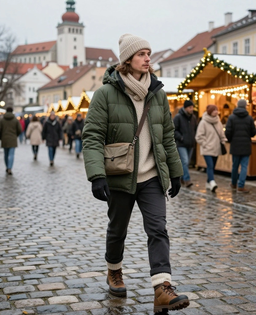What to Wear in Ljubljana in December: 15 Cozy Winter Outfit Ideas You’ll Want to Copy! 8 What to Wear in Ljubljana in December What to Wear in Ljubljana in December: 15 Cozy Winter Outfit Ideas You’ll Want to Copy! - 2. A Lightweight Puffer for Long Sightseeing Days 1