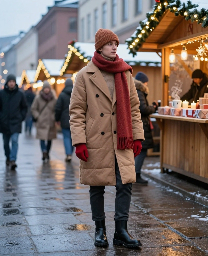 What to Wear in Oslo in December for Christmas Markets: 12 Festive Outfits That Beat the Chill 39 what to wear in Oslo in December What to Wear in Oslo in December for Christmas Markets: 12 Festive Outfits That Beat the Chill - 9. The Polished Blazer-over-Puffer City Look 1
