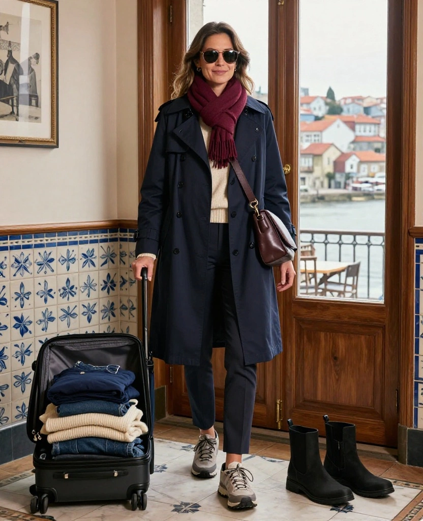 What to Wear in Porto in December: 15 Chic Winter Outfits You’ll Wish You Packed! 93 What to Wear in Porto in December What to Wear in Porto in December: 15 Chic Winter Outfits You’ll Wish You Packed! - 15. The Small-Capsule Outfit Plan for a Four-Day Trip 1