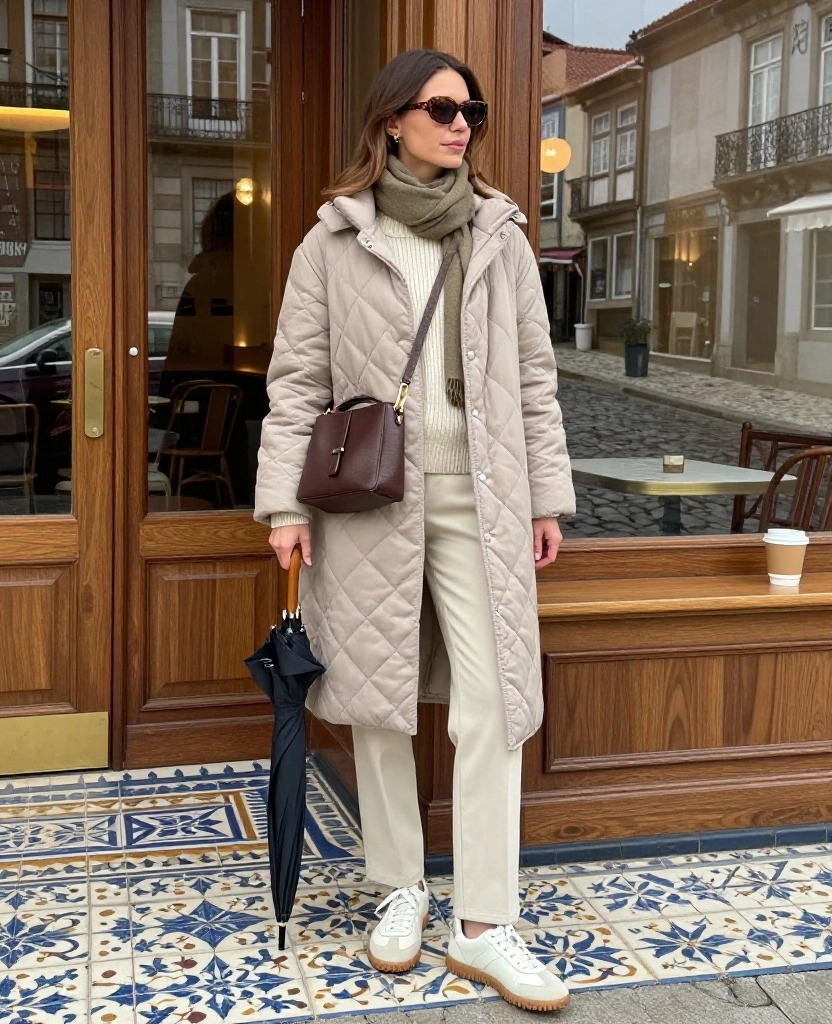 What to Wear in Porto in December: 15 Chic Winter Outfits You’ll Wish You Packed! 30 What to Wear in Porto in December What to Wear in Porto in December: 15 Chic Winter Outfits You’ll Wish You Packed! - 6. Tonal Cream Layers for a Soft Winter Look 1