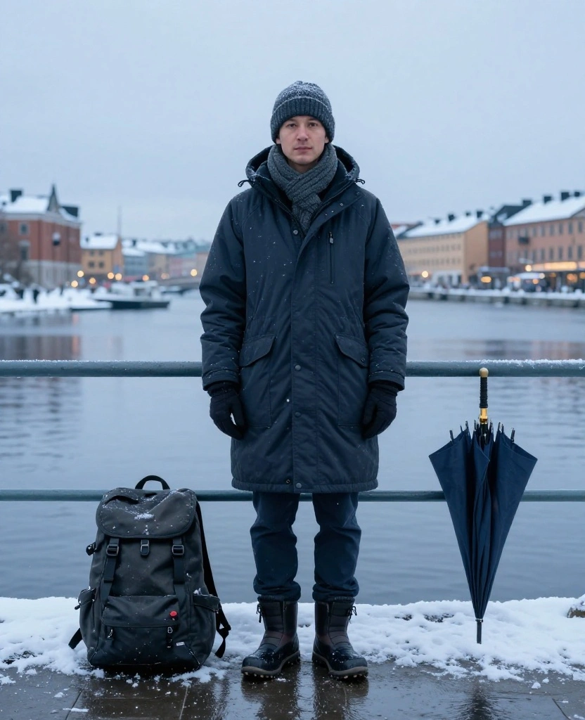 What to Wear in Stockholm in December: 13 Layering Tricks for Staying Cozy All Day 13 What to Wear in Stockholm in December What to Wear in Stockholm in December: 13 Layering Tricks for Staying Cozy All Day - 3. Let the Outer Coat Block Wind, Snow, and Slush 1