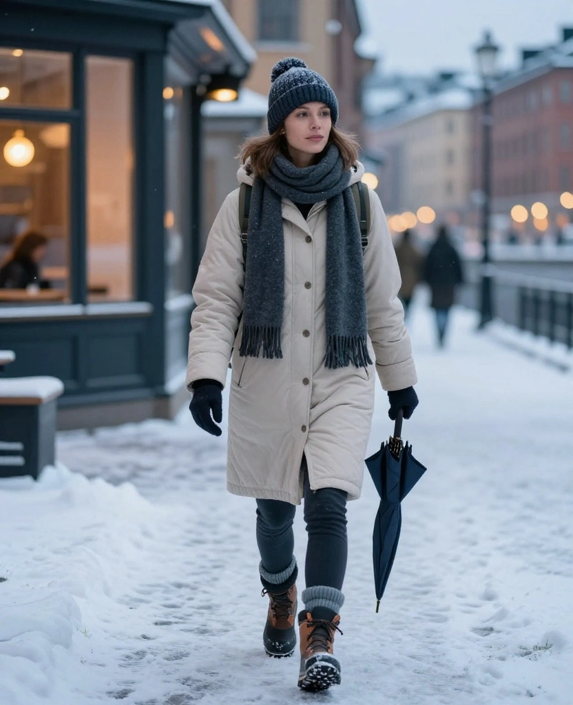 What to Wear in Stockholm in December: 13 Layering Tricks for Staying Cozy All Day 92 What to Wear in Stockholm in December What to Wear in Stockholm in December: 13 Layering Tricks for Staying Cozy All Day - Conclusion: Warmth Comes from the Whole Outfit 1