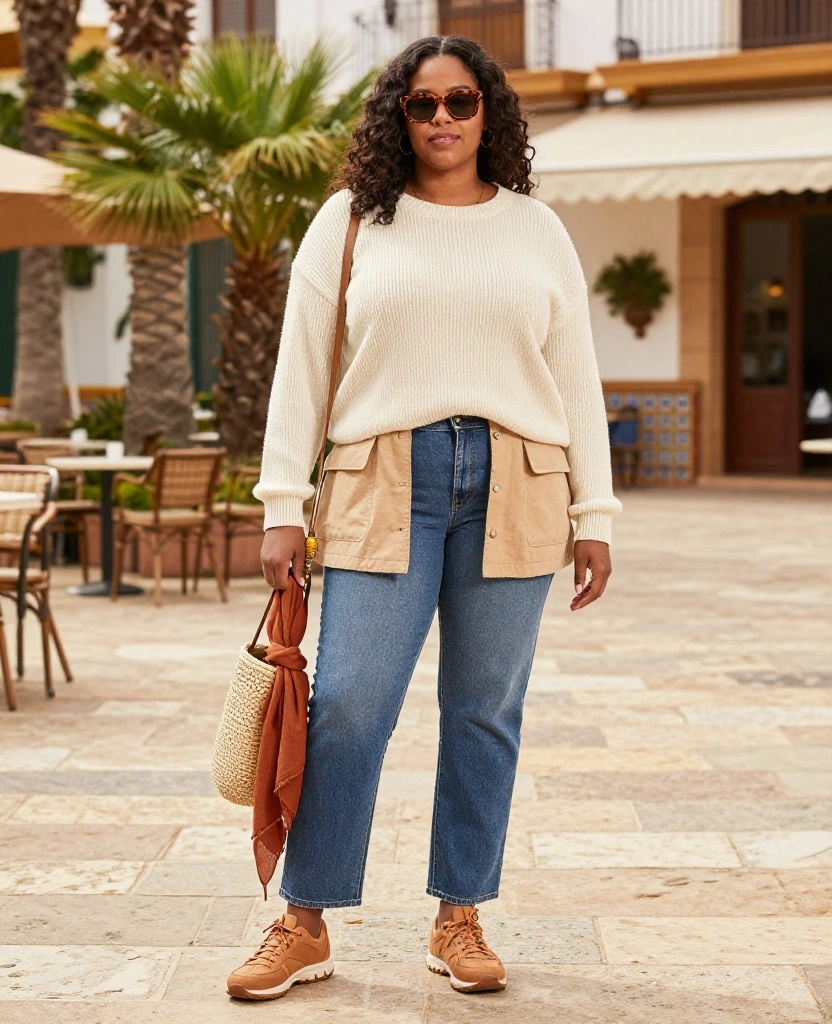 What to Wear in Valencia in December: 15 Chic Outfit Ideas You’ll Want to Copy! 25 What to Wear in Valencia in December What to Wear in Valencia in December: 15 Chic Outfit Ideas You’ll Want to Copy! - 5. The Cream-on-Cream Layered Outfit 1