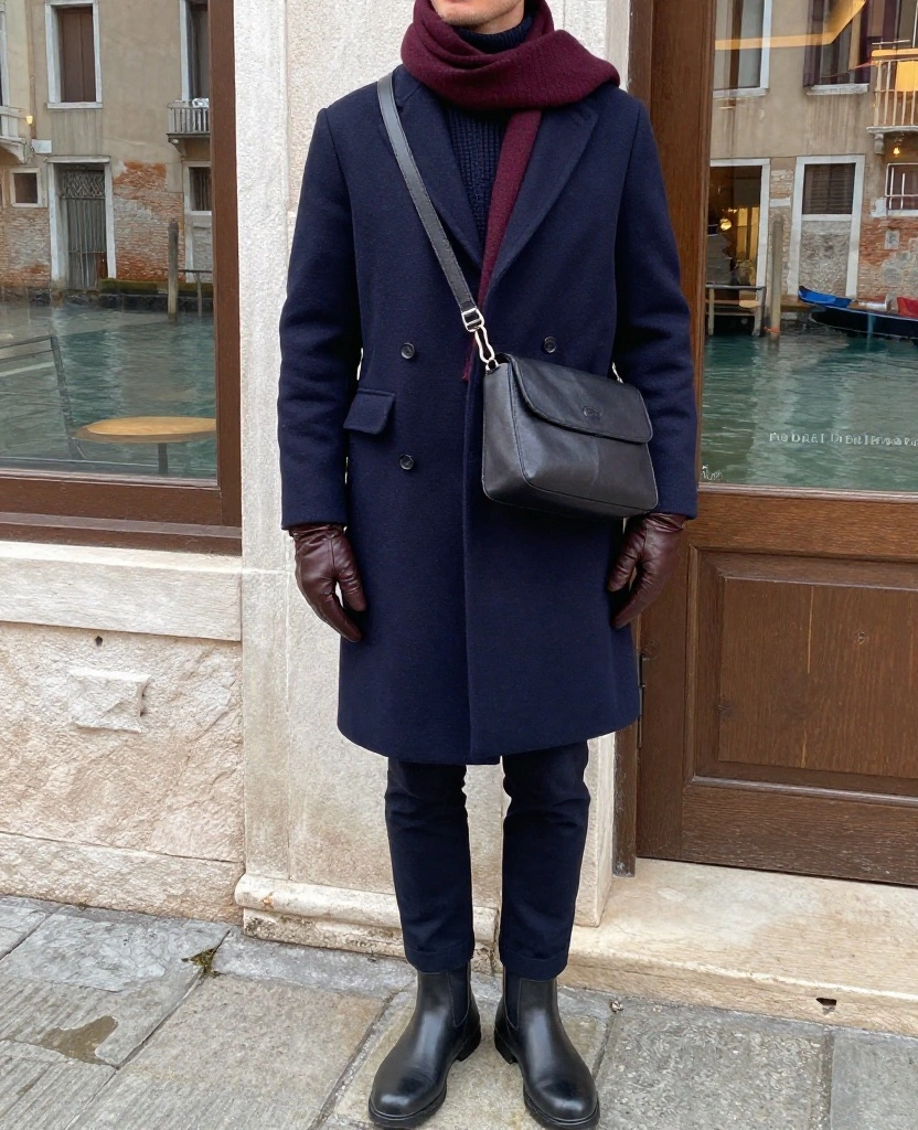 What to Wear in Venice Winter: 13 Layering Tricks That Keep You Cozy Without the Bulky Look 69 What to Wear in Venice in December What to Wear in Venice Winter: 13 Layering Tricks That Keep You Cozy Without the Bulky Look - 11. Use Small Accessories to Seal the Cold Out 1